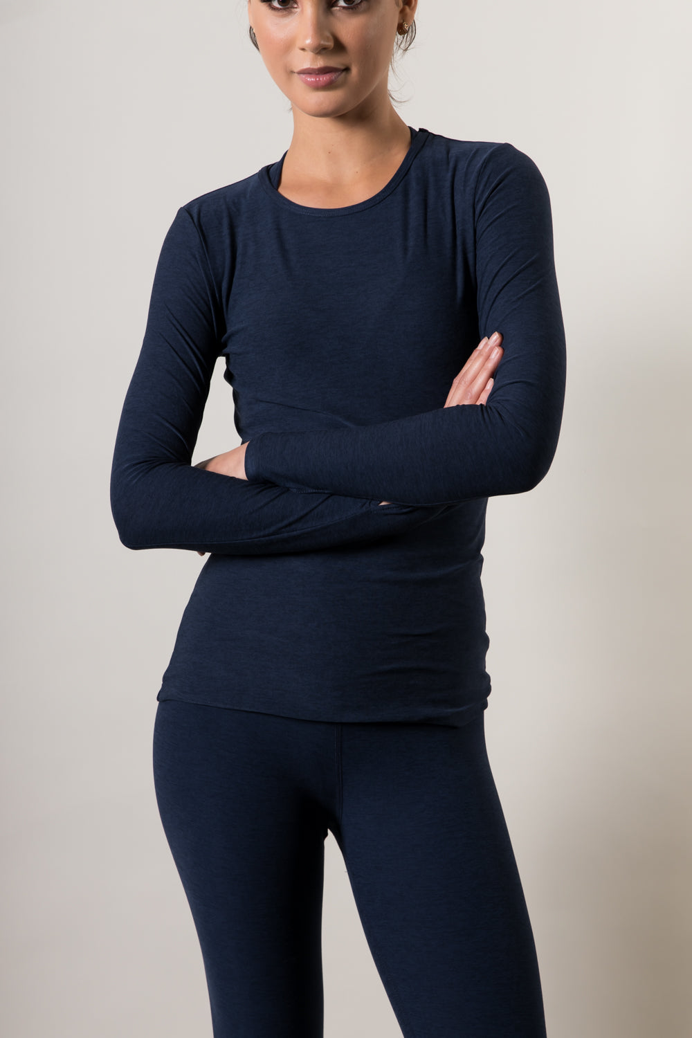 Spacedye Midi Legging Navy