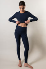 Spacedye Midi Legging Navy