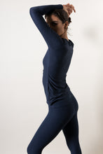 Spacedye Midi Legging Navy