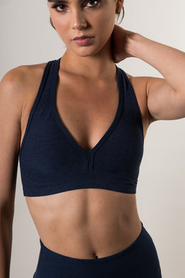 Spacedye Lift Your Spirit Bra Navy