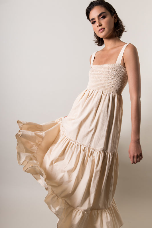 Monaco Maxi Dress Sand