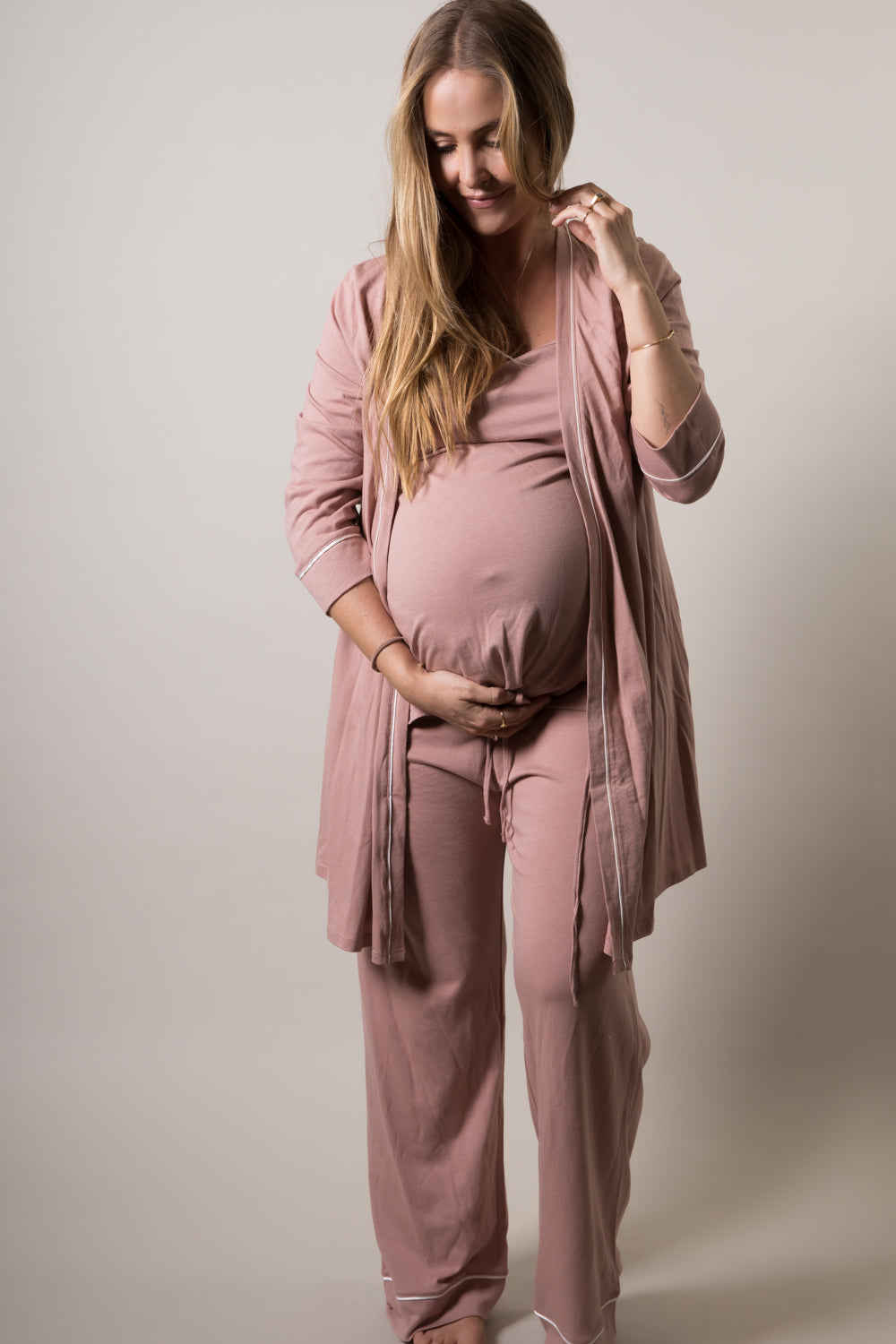 Bella Maternity 3 PJ Set Mandorla
