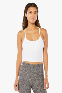 Spacedye Cropped Tank Cloud