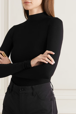 Ballet Mock Neck LS Bodysuit