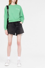 Regal Cropped Crewneck Green