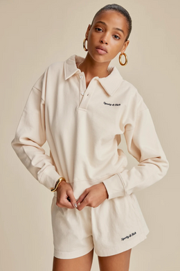 Polo Sweatshirt Cream