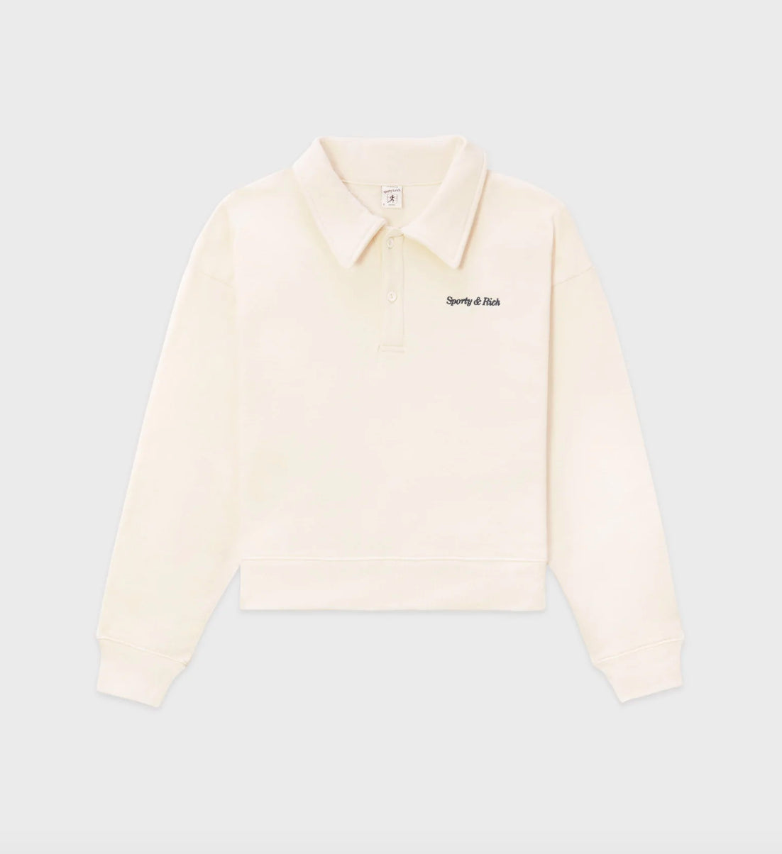 Polo Sweatshirt Cream