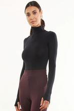 Turtleneck Bodysuit Black
