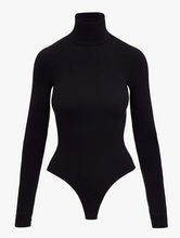 Turtleneck Bodysuit Black