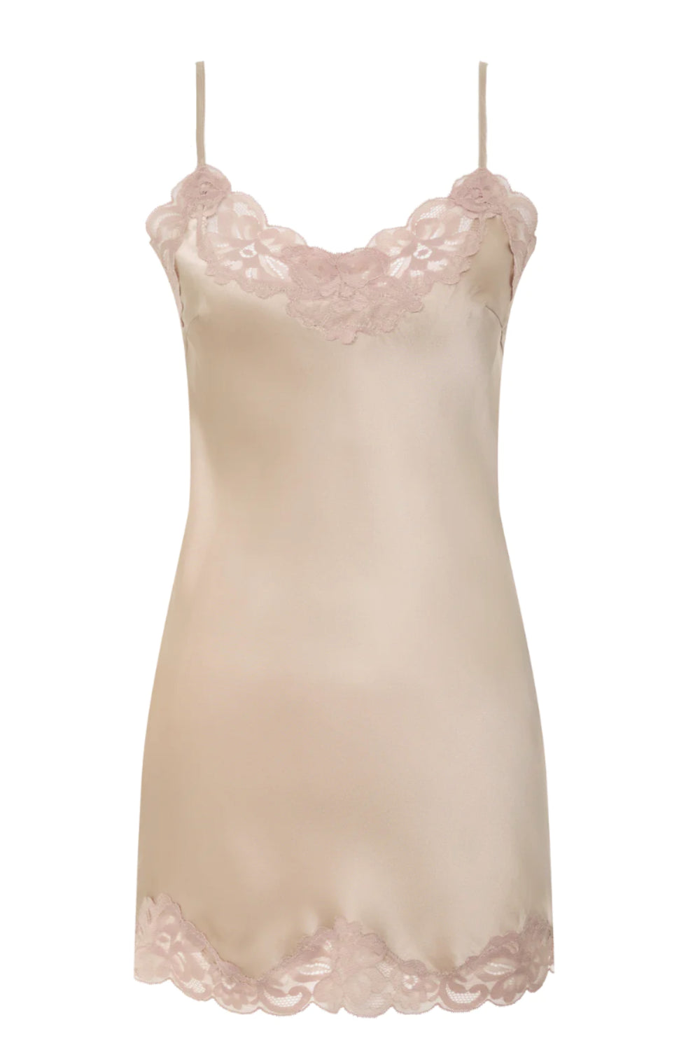 Floral Lace Silk Tunic