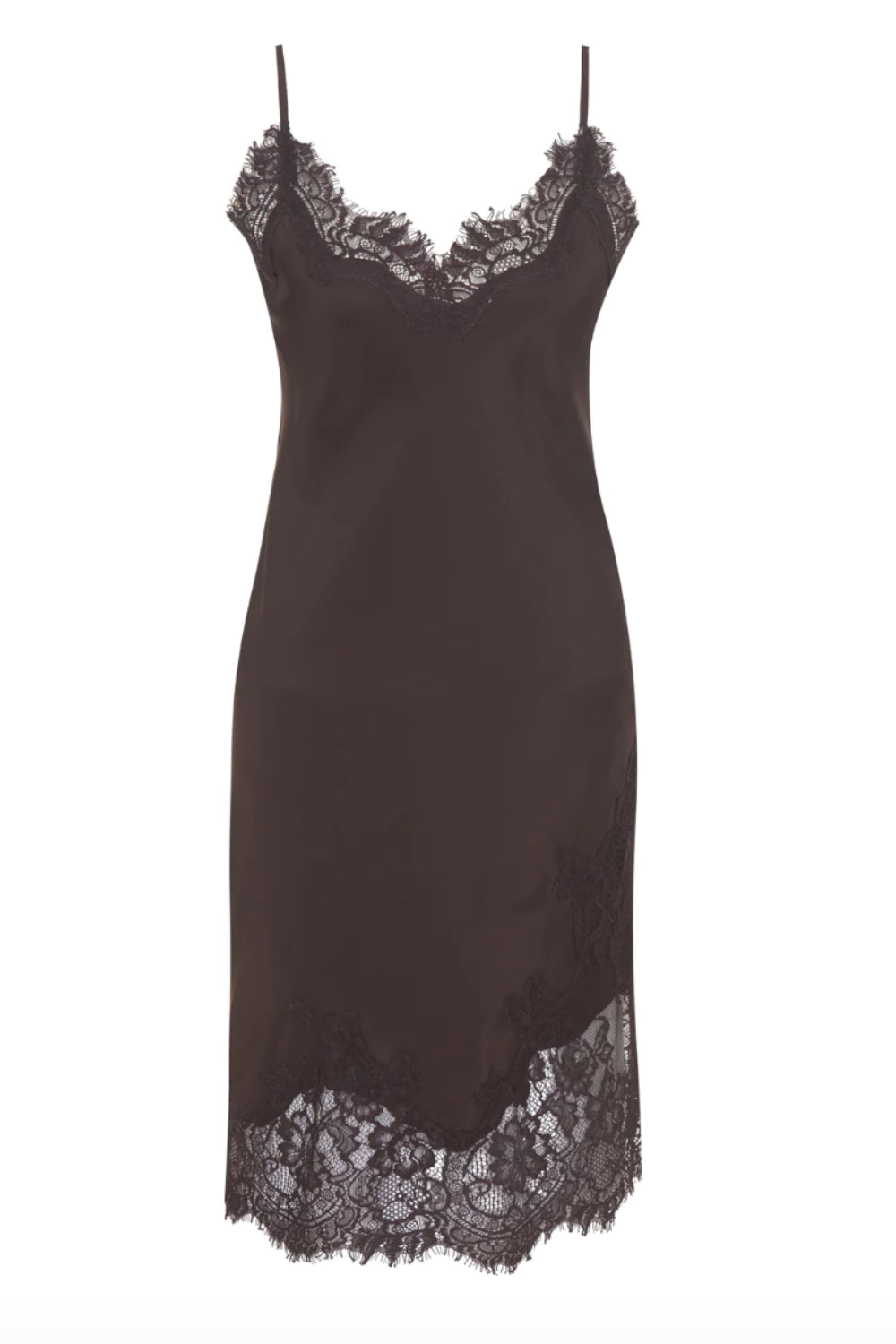 Espresso Silk Dress