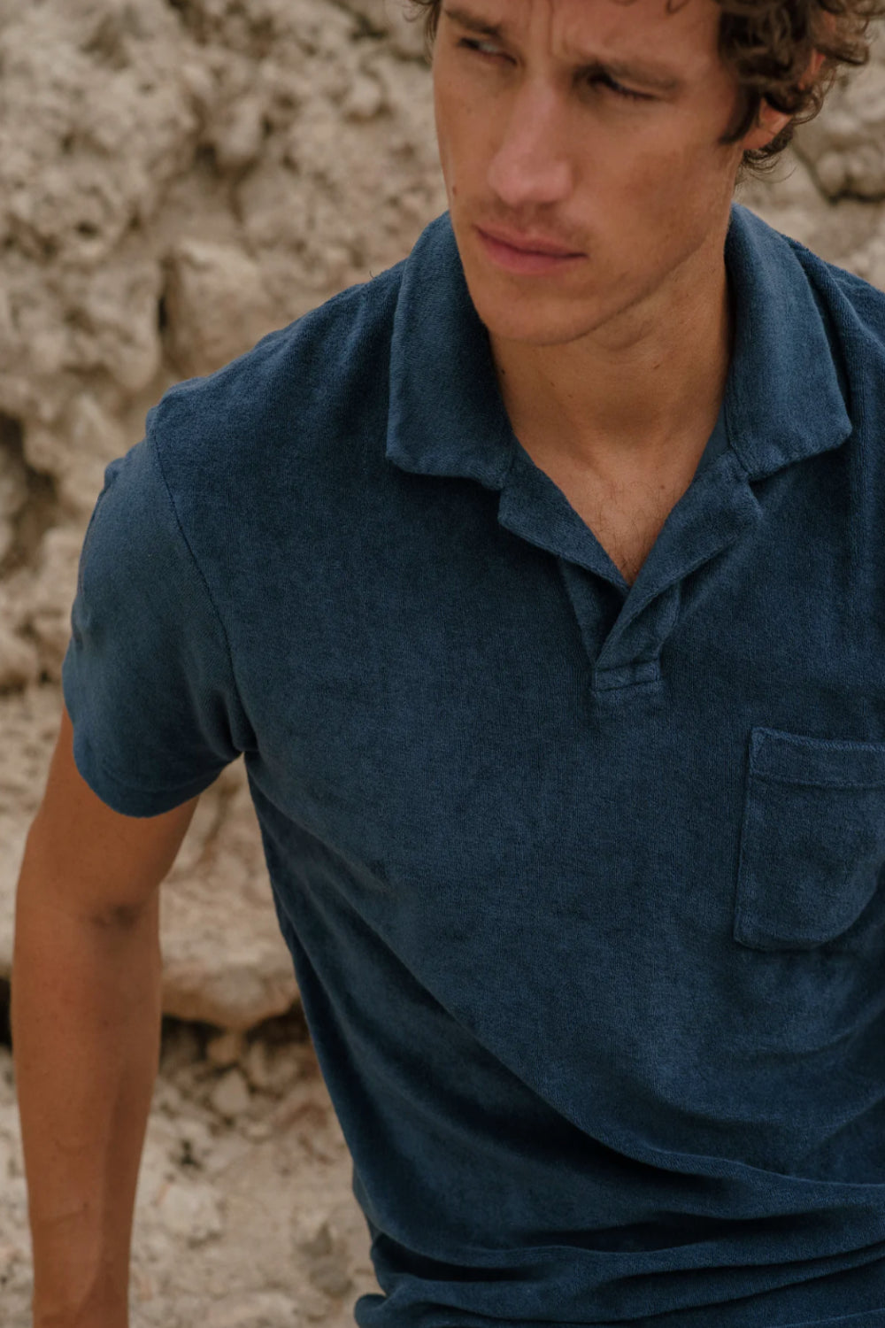 Polo Eponge Navy