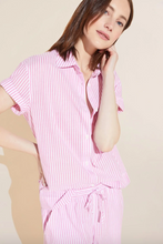 Nautico Stripe Pink Short Pj Set