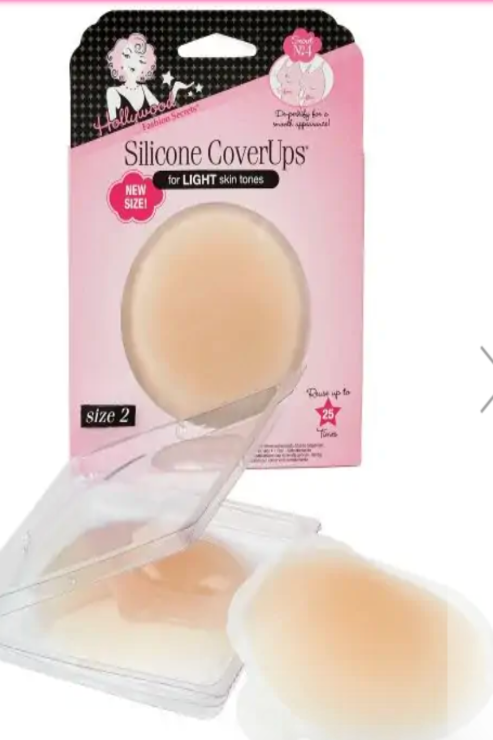 Silicone Coverups Light Skin Tone Size 2