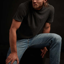James Perse Short Sleeve Crew Neck Dark Grey
