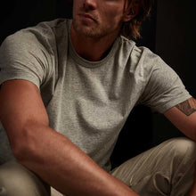 James Perse Short Sleeve Crew Neck Heather Grey