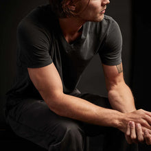 James Perse V-Neck Tee Dark Grey