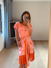 Pink And Orange Short Kaftan (Hand Made)